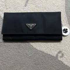 PRADA ブラック ナイロン長財布