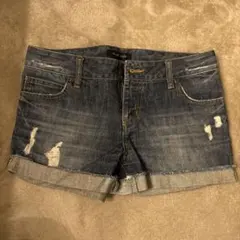 ダメージ加工 ジーンズ ショートパンツ