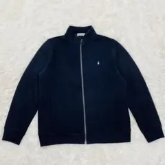 ハッシュパピー　ダークネイビー　ジップアップ　スウェット　【M】　綿/ポリ