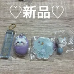 ちいかわモモンガまとめ売り♡カニちゃん きゃらシャカチャーム♡おくるみ