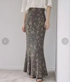 TODAYFUL ジャガードスカート