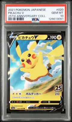 2021年 ピカチュウ PSA10 YU NAGABA PSA10 Yu Nagaba Pikachu Promo yu nagaba Pokémon Card 1枚 (Used