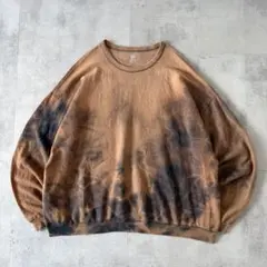 BoRo Sweat　サンフェード スウェット　ブリーチ　ムラ　斑　メンズ2XL