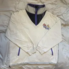 LEFTALONE レフトアローン ハーフジップ トレーナー L