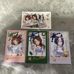 ウマ娘インスタントフォト風コレクション4枚セット