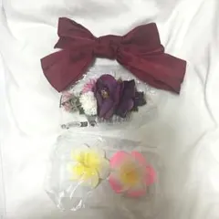 髪飾り・ヘアアクセサリー 4点セット