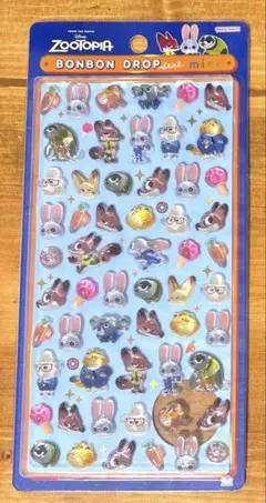 正規品　ズートピア　ボンボンドロップシール　ミニ