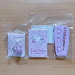 サンキューマート ハローキティ エンジェル コーム＆ミラー ハートリング セット