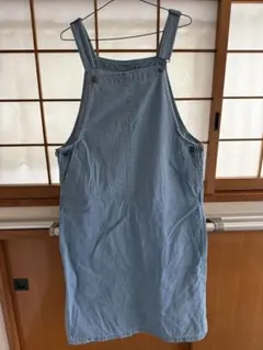 Anne’s pocket ライトブルーデニム　ジャンパースカート　Ｌ