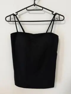 【ユニクロ】エアリズムコットンブラチューブトップ S（ブラック）