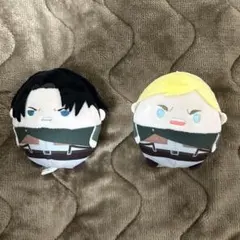 進撃の巨人 リヴァイ＋エルヴィン ふわコロりん 2026年最新】エルヴィン ふわコロの人気アイテム - メルカリ