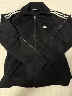 adidas 黒 ジャージ ジャケット Lサイズ