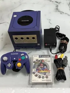 動作品。ゲームキューブ GC バイオレット ゲームボーイプレイヤー。