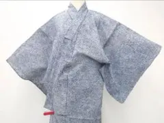 A82有松鳴海絞り高級浴衣 綿 浴衣単品 紺青 お仕立て - メルカリ