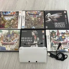 3DS本体(SDカード付き)、充電器、ソフト6本セット