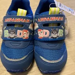 ムーンスター　 アンパンマン スニーカー 140EE 青