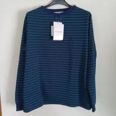 U.S. POLO ASSN. 長袖Tシャツ L ネイビー/グリーン