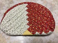 ハンドメイド　パッチワーク　ポーチ