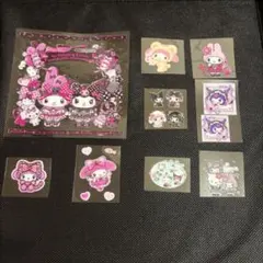 マイメロディ クロミ ステッカー カプラシール 9枚セット
