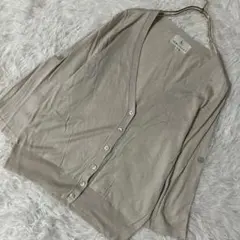 KUMIKYOKU Vネックカーディガン ベージュ 2