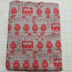 maffon　マフォン　ロボット柄　リバーシブルジャガード　1m