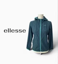 ellesse エレッセ フーディー ウインドブレーカー M 総柄 緑系のサムネイル