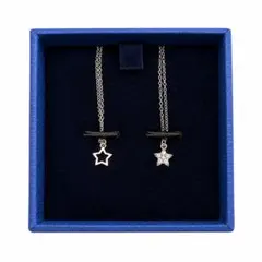 スワロフスキー Treasure Star 星型ネックレス 2本セット 箱付き
