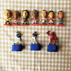サッカー選手 ミニチュアフィギュア色々 15体セット コカコーラ - メルカリ