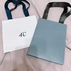4℃ ショップ袋 ギフトバッグ 2枚セットのサムネイル