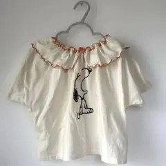 【MARKEY’S】Peanuts スヌーピー 襟フリルTシャツのサムネイル