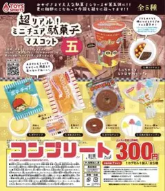 鮭*子様 超リアル！ミニチュア駄菓子マスコット 五 ガチャガチャ コンプリート