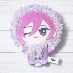 フリルボンネット　ピンク　白　ちびぐるみ　ぬい服　ぬい帽　ぬいぐるみ