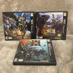 モンスターハンター シリーズ（4,4G,X） セット 3DS