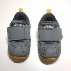 asics ベビーシューズ グレー/オレンジ 13cm