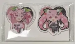 桜ミク タイトーくじ クリアバッジセット 初音ミク