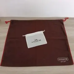 COACH　 コーチ　 巾着袋　 保存袋　２枚セット