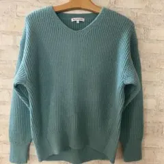 即日発送　グローバルワーク　ニット　グリーン