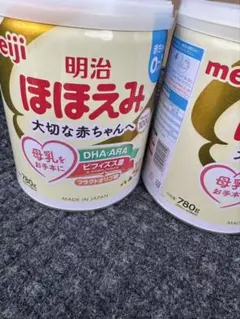 明治 ほほえみ 粉ミルク 780g 5缶、賞味期限27年9月のサムネイル