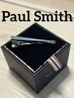 未使用】Paul Smith カフス&タイバー シャドーストライプ セット