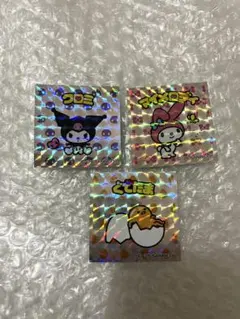 サンリオキャラクターズマンチョコ マイメロディ クロミ　ぐでたま　シール