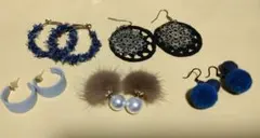 ピアス5点セット カジュアル エレガント