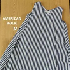 AMERICAN HOLIC アメリカンホリック（M）ノースリーブ ワンピース