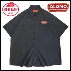 XXL/古着 RED KAP レッドキャップ 半袖 ワークシャツ 刺繍のサムネイル