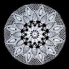 テーブルセンター ドイリー レース編み 31 (196)