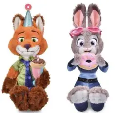 ズートピア ディズニーストア ジュディ ニック ぬいぐるみ 10周年　2体セット