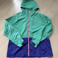 adidas NEO ウィンドブレーカー OTサイズ 緑紫