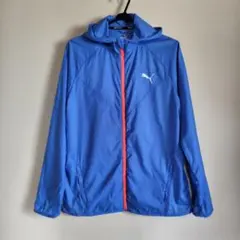 【PUMA】RUNNIG ジャケット　メンズ　水色　L　薄手　軽量