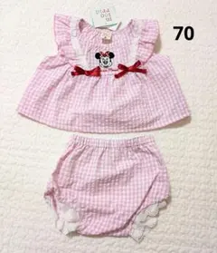 【新品】ミコリッド アンナ ディズニー ミニーちゃん ギンガムチェック セット