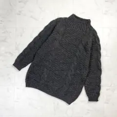 エンポリオアルマーニ ハイネックオーバーサイズニット グレー 50*LD307のサムネイル