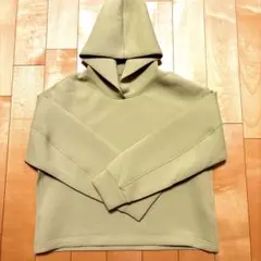 最終値下げ★ユニクロ ウルトラストレッチドライスウェットプルパーカ 長袖 M 緑